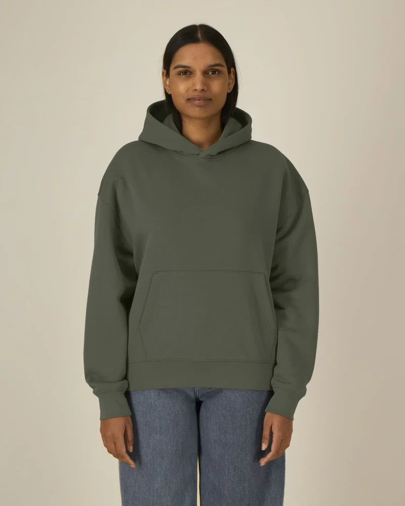 Sweat à capuche unisexe coton bio Stanley/Stella Chaser à personnaliser
