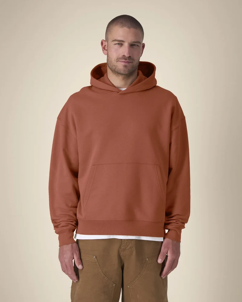 Sweat à capuche unisexe coton bio Stanley/Stella Chaser à personnaliser
