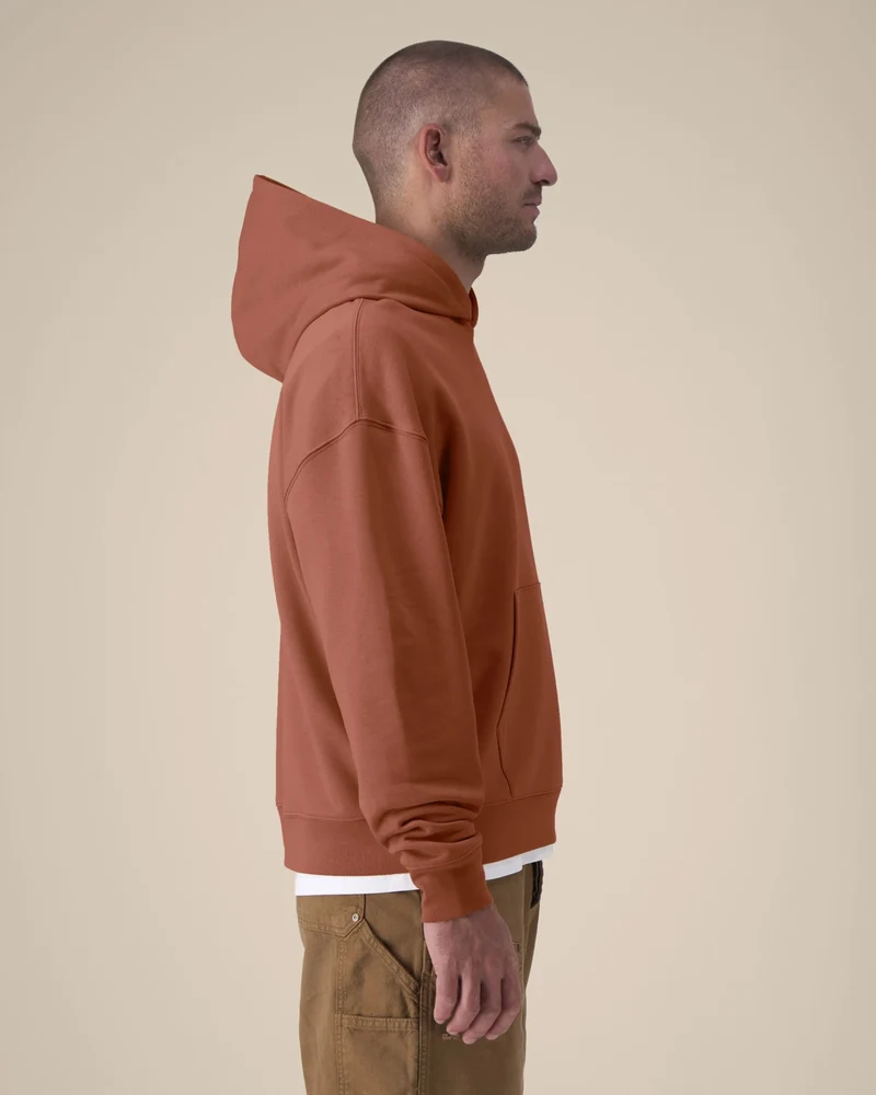 Sweat à capuche unisexe coton bio Stanley/Stella Chaser à personnaliser