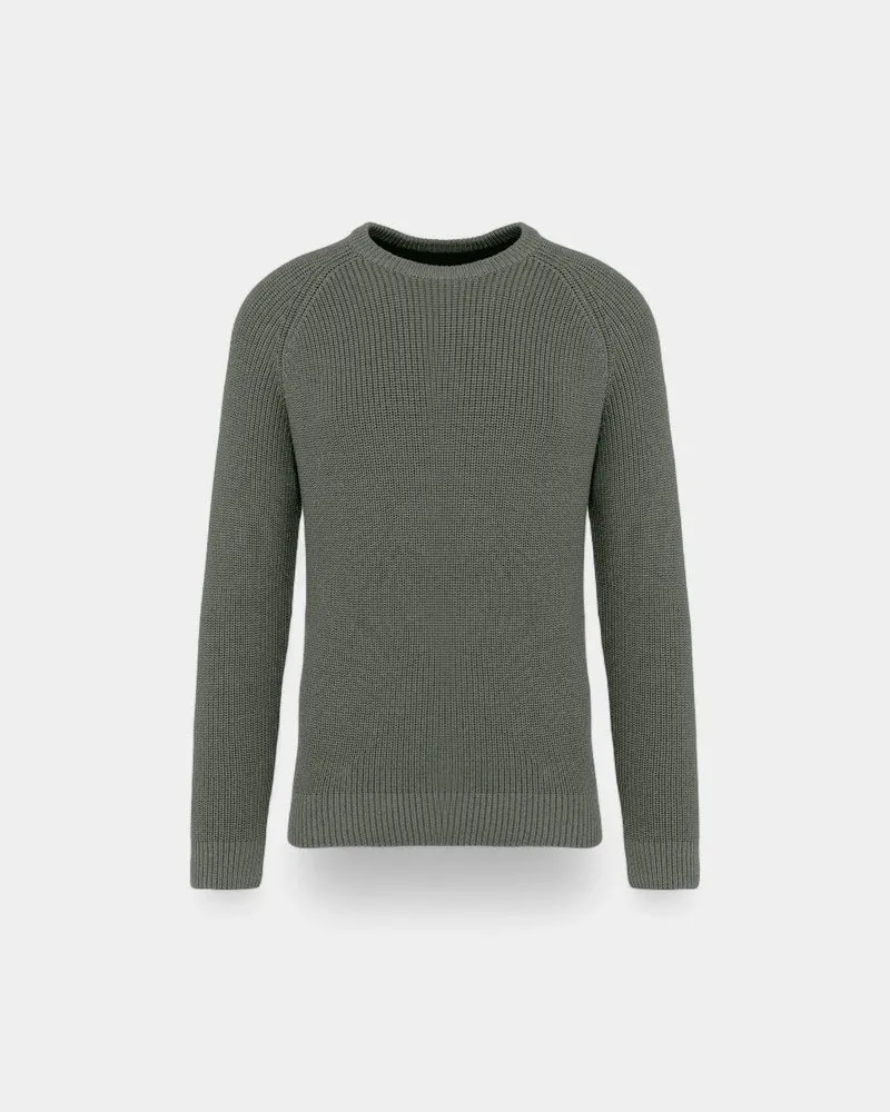 Pull écoresponsable à grosses mailles homme à personnaliser
