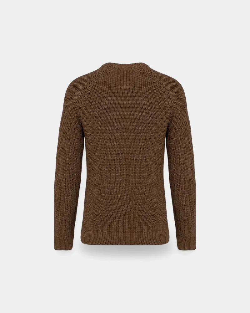 Pull écoresponsable à grosses mailles homme à personnaliser