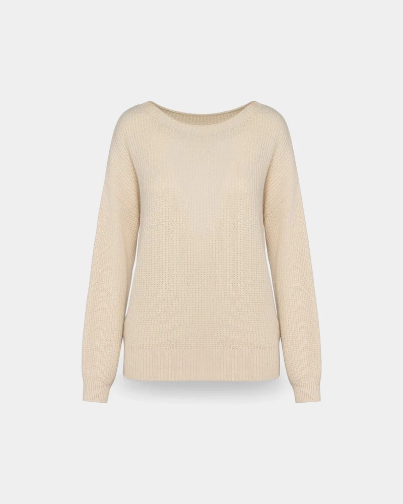 Pull écoresponsable en laine mérinos femme à personnaliser