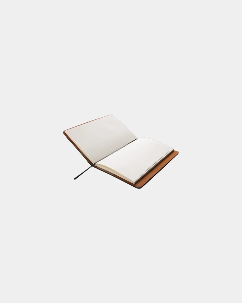 Carnet de notes deluxe PU noir à personnaliser