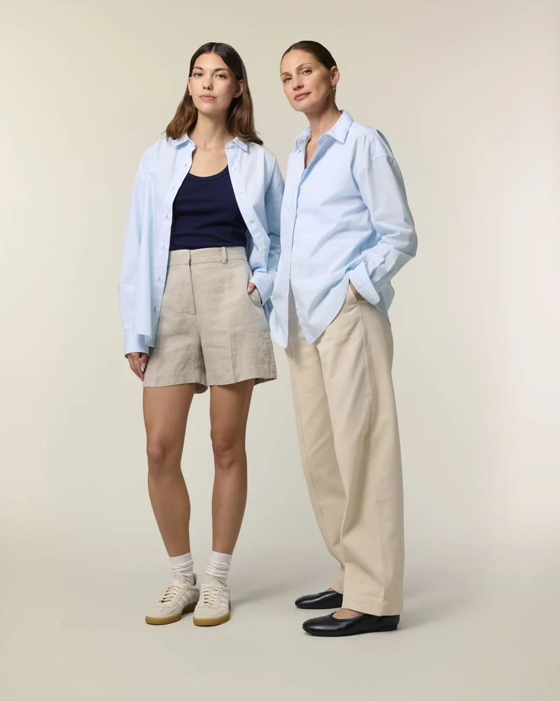 Chemise femme coton bio Stanley/Stella Styler à personnaliser