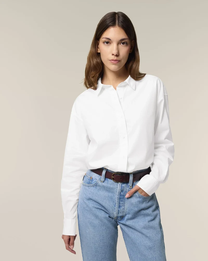 Chemise femme coton bio Stanley/Stella Styler à personnaliser