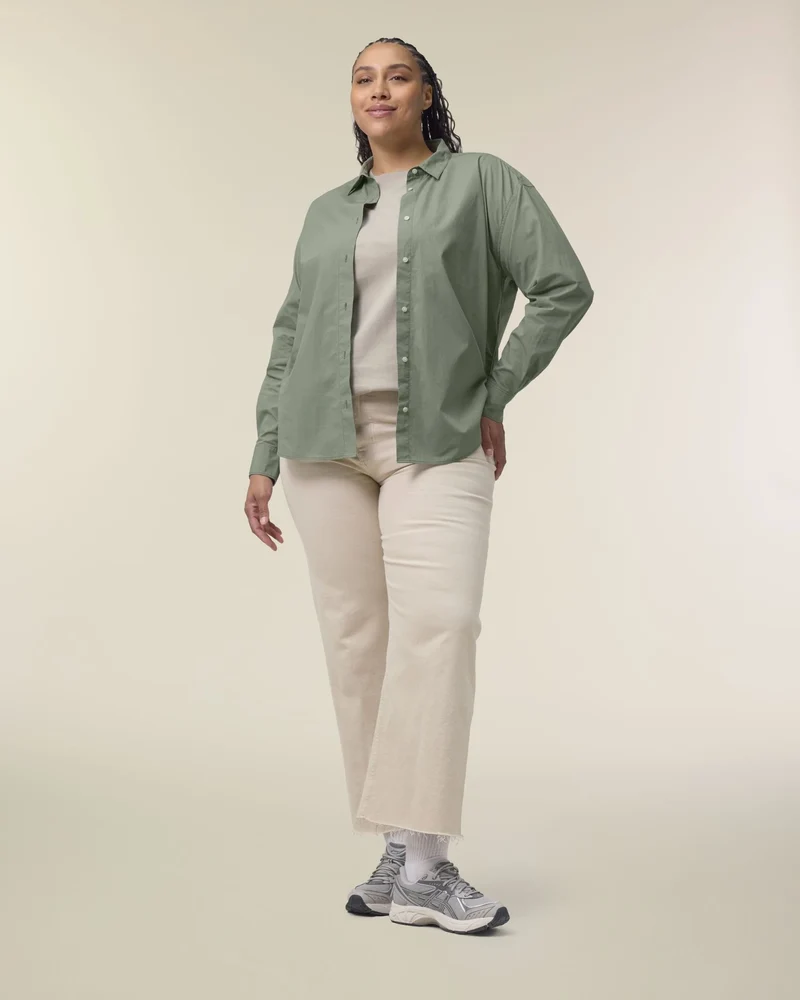 Chemise femme coton bio Stanley/Stella Styler à personnaliser