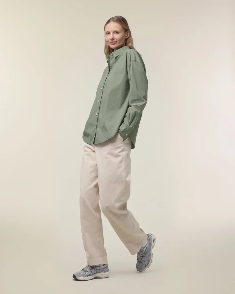 Chemise femme coton bio Stanley/Stella Styler à personnaliser