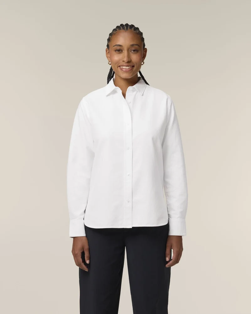 Chemise femme coton bio Stanley/Stella Oxford à personnaliser