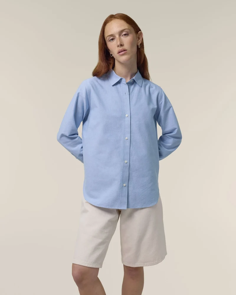 Chemise femme coton bio Stanley/Stella Oxford à personnaliser