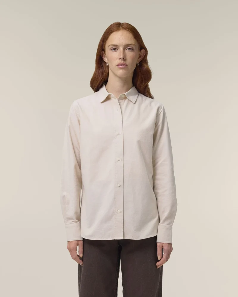 Chemise femme coton bio Stanley/Stella Oxford à personnaliser