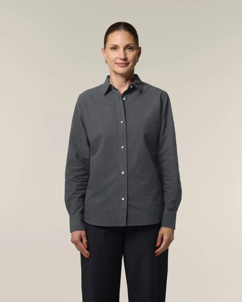 Chemise femme coton bio Stanley/Stella Oxford à personnaliser