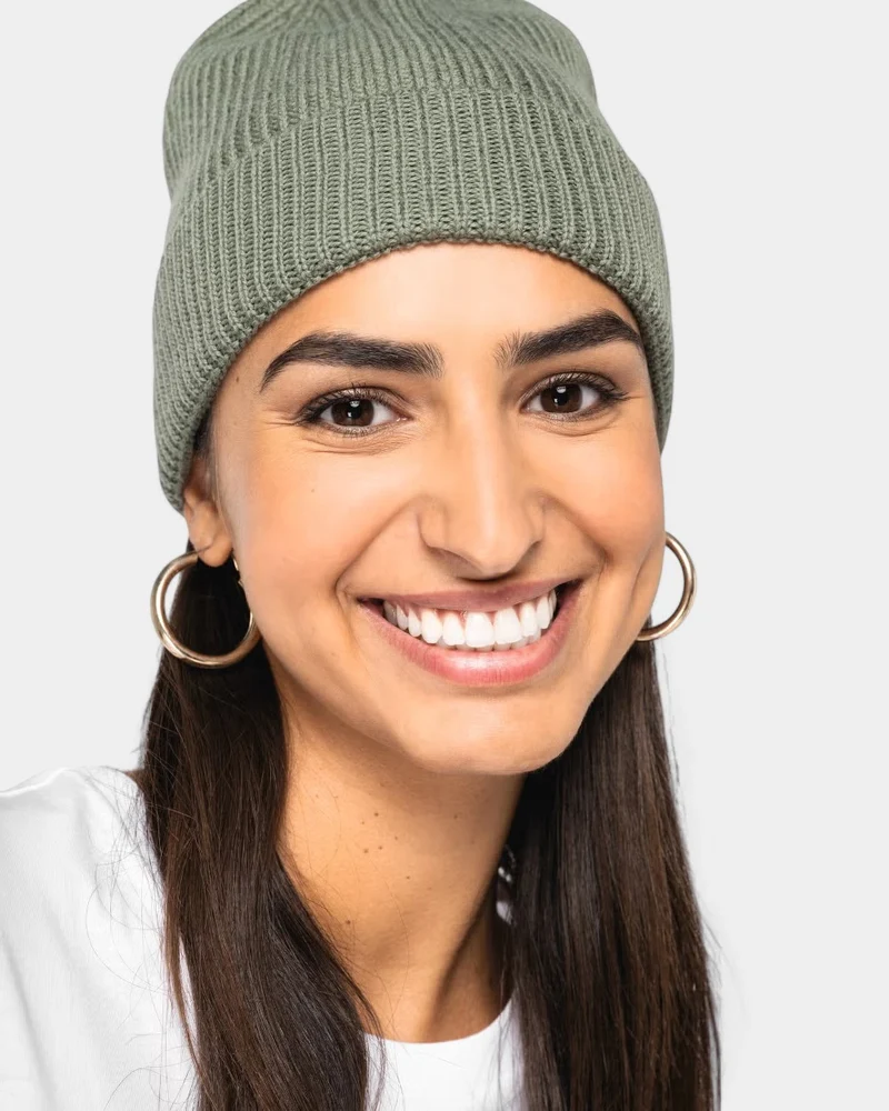 Bonnet unisexe en laine à personnaliser