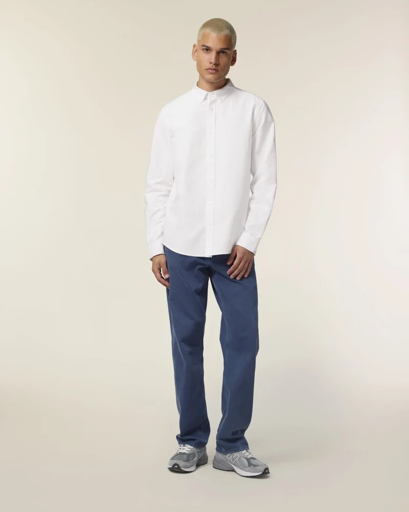Chemise homme coton bio Stanley/Stella Oxford à personnaliser