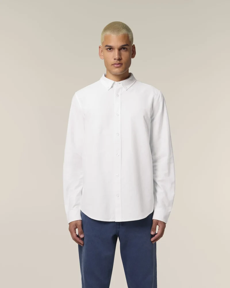 Chemise homme coton bio Stanley/Stella Oxford à personnaliser
