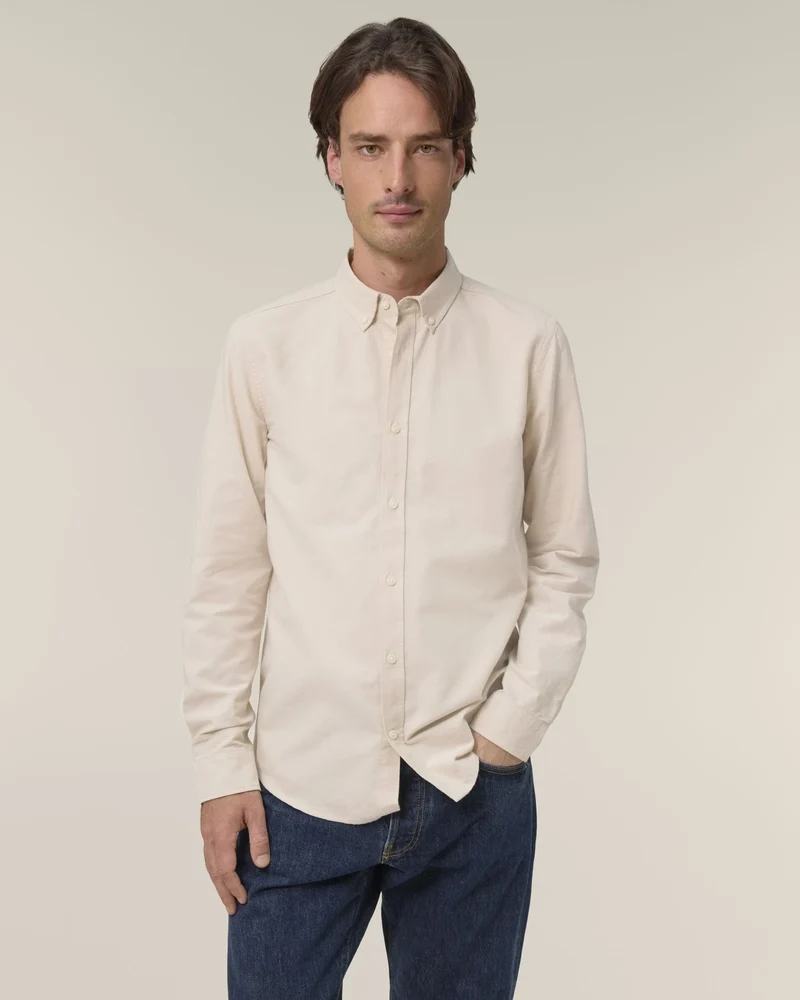 Chemise homme coton bio Stanley/Stella Oxford à personnaliser