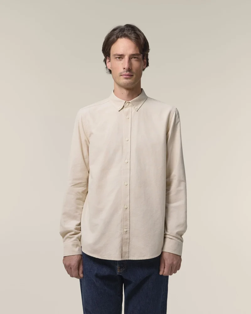 Chemise homme coton bio Stanley/Stella Oxford à personnaliser