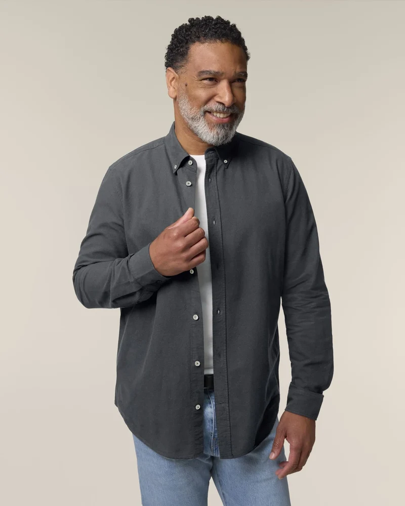 Chemise homme coton bio Stanley/Stella Oxford à personnaliser