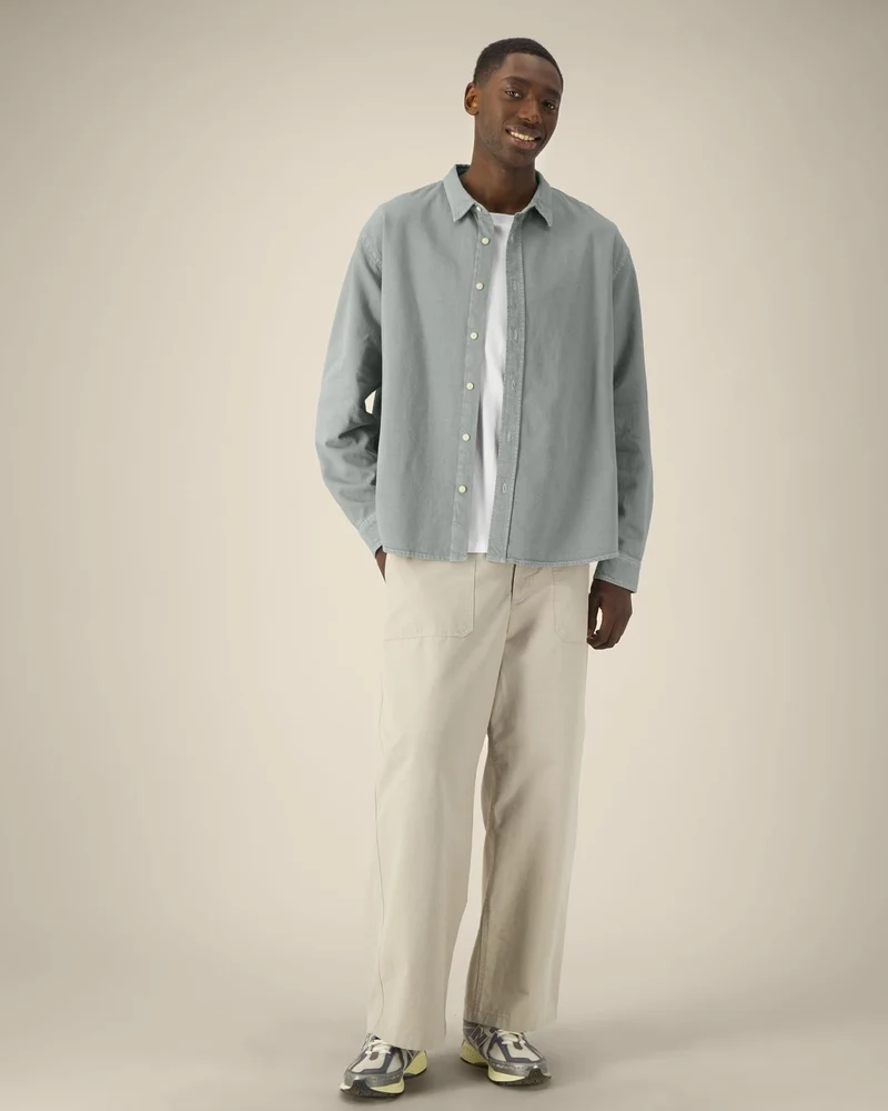 Chemise unisexe coton bio Stanley/Stella Worker à personnaliser