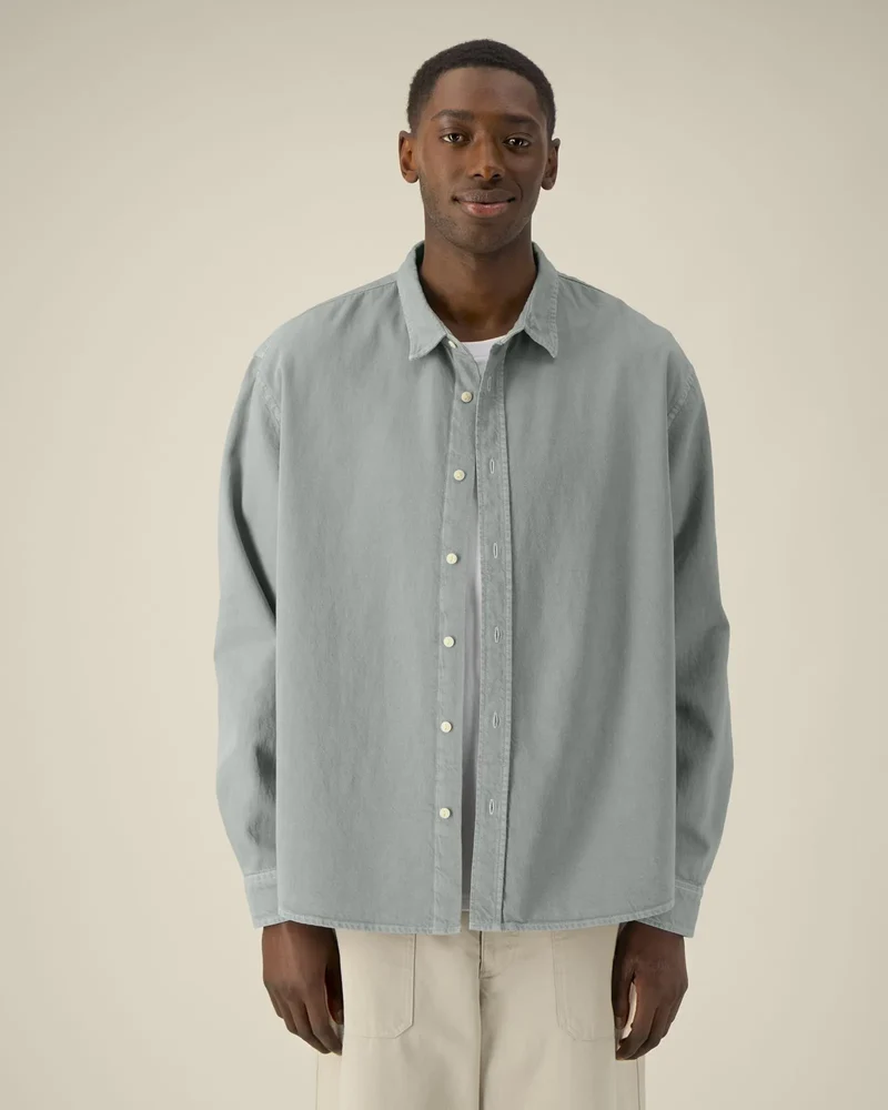 Chemise unisexe coton bio Stanley/Stella Worker à personnaliser