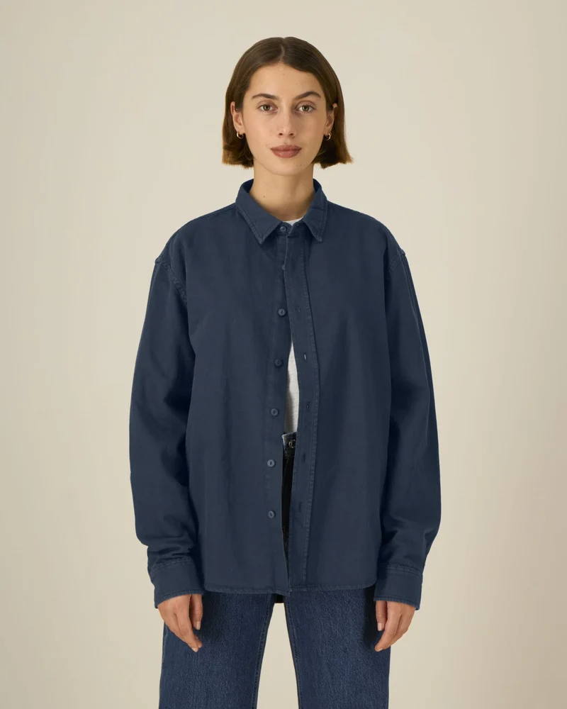 Chemise unisexe coton bio Stanley/Stella Worker à personnaliser