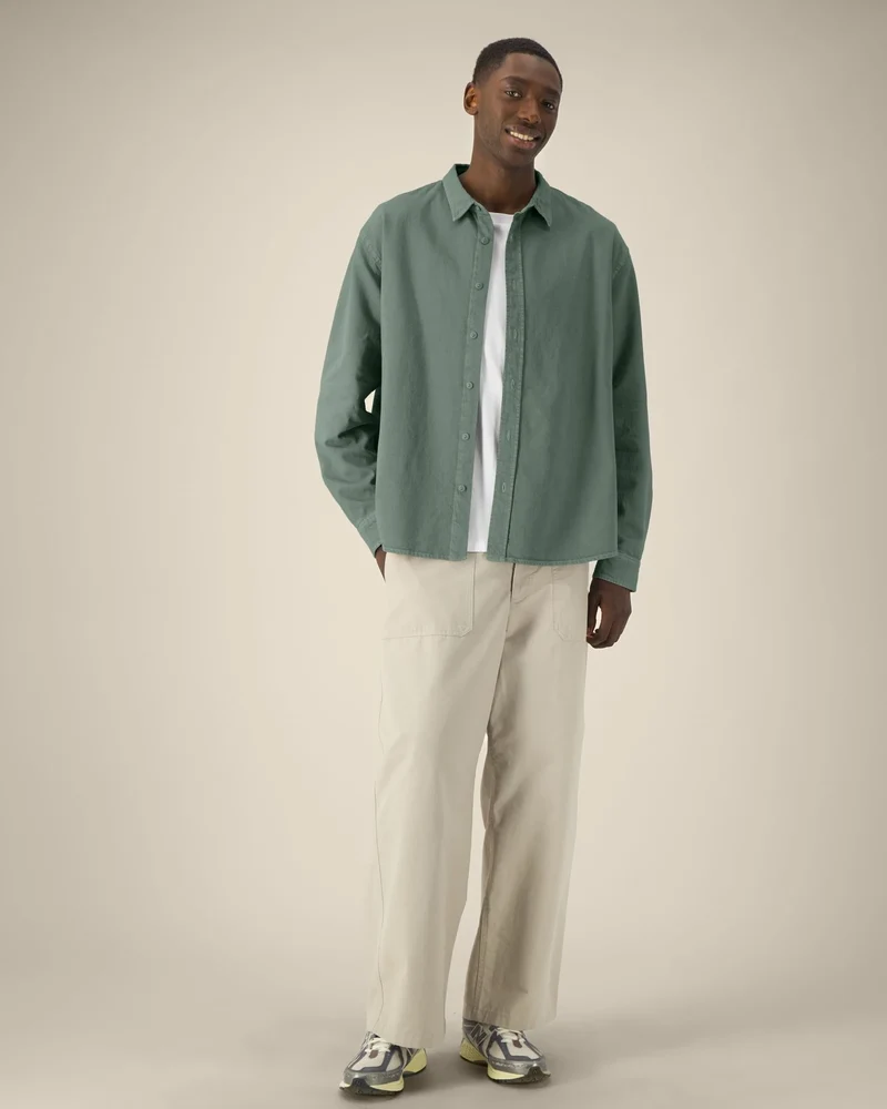Chemise unisexe coton bio Stanley/Stella Worker à personnaliser
