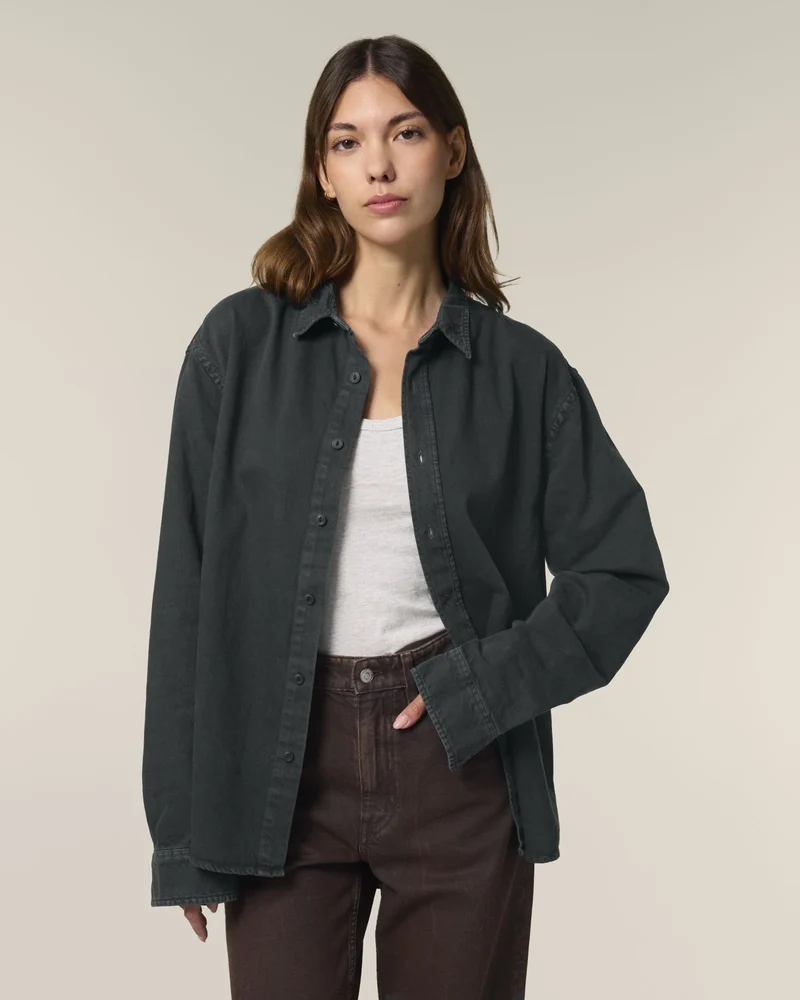 Chemise unisexe coton bio Stanley/Stella Worker à personnaliser