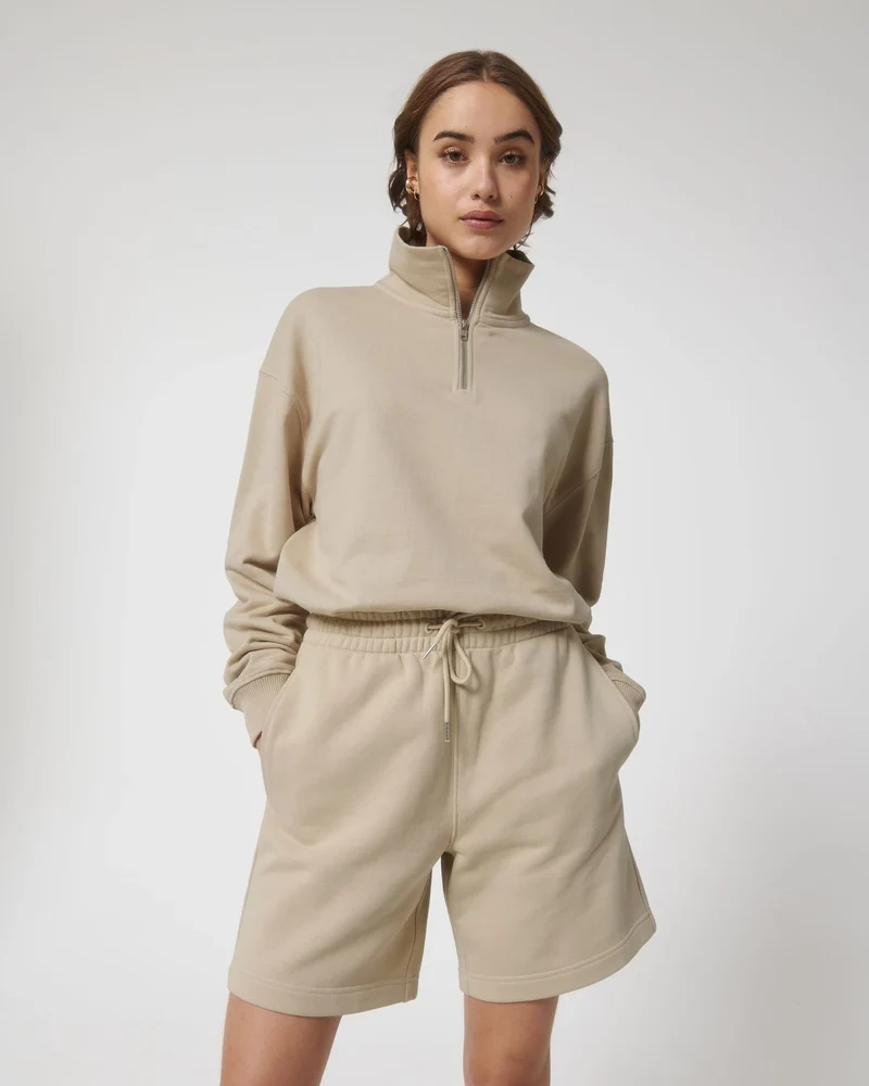 Short de jogging unisexe coton bio Stanley/Stella Boarder à personnaliser