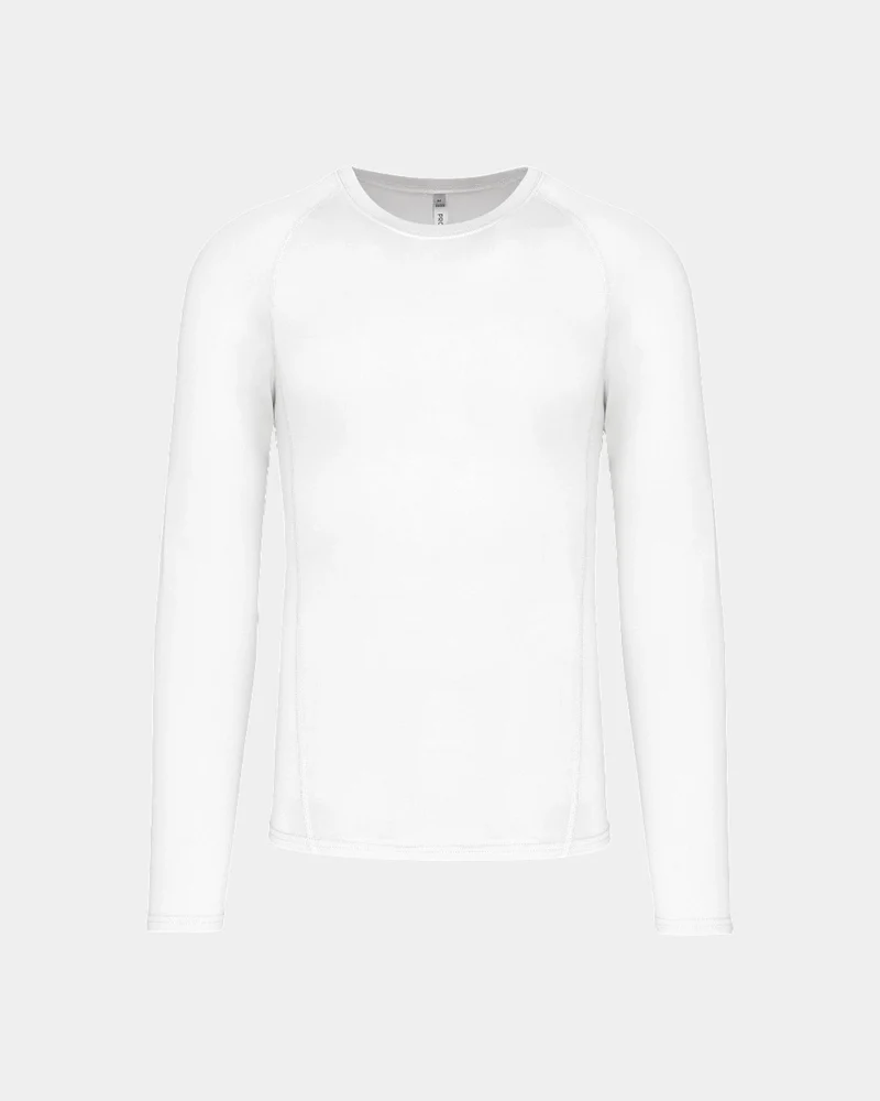 T-shirt sport manches longues unisexe à personnaliser