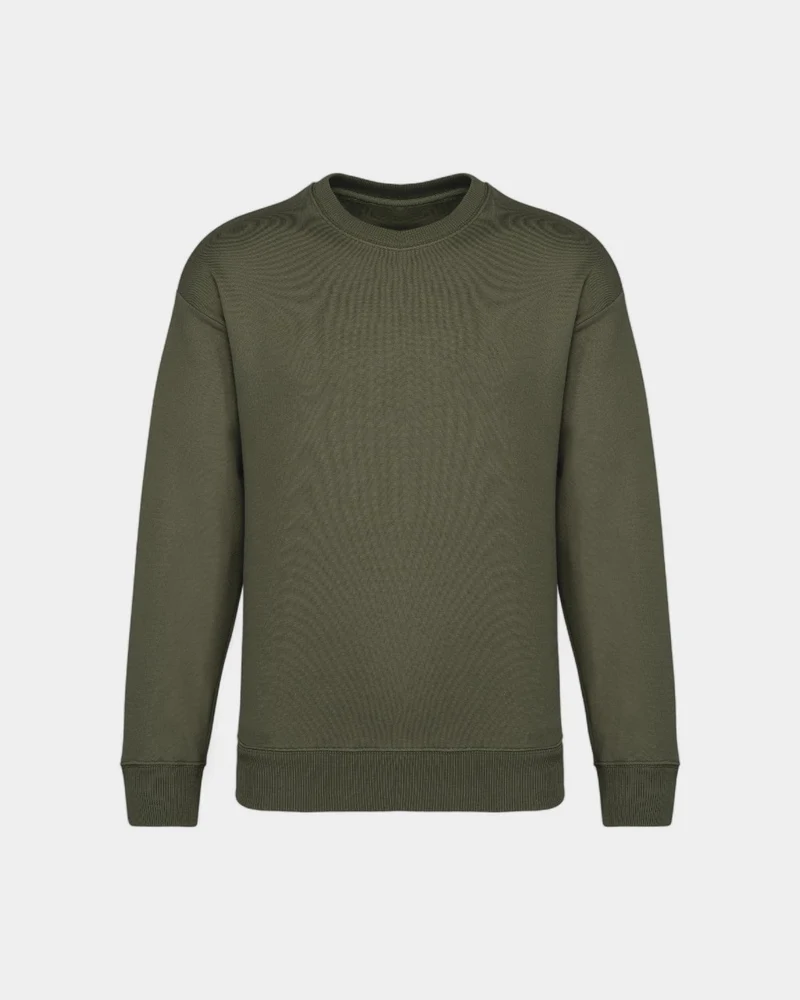 Sweat à col rond oversize unisexe à personnaliser