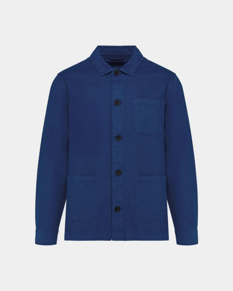 Veste écoresponsable délavée homme à personnaliser