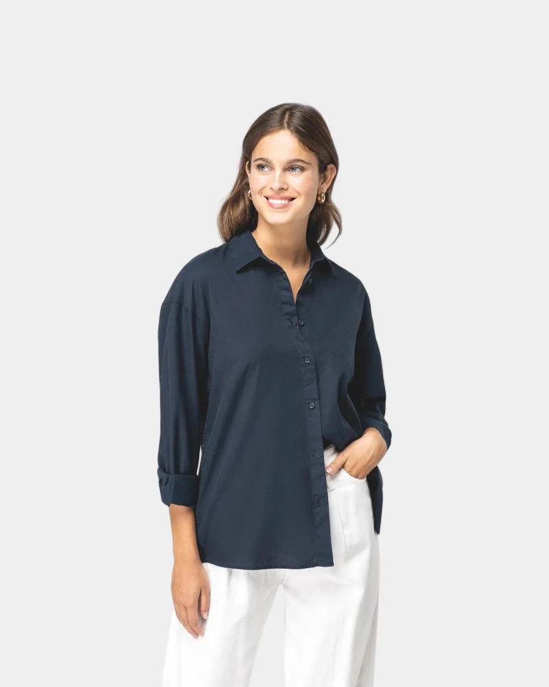 Chemise en lyocell femme à personnaliser
