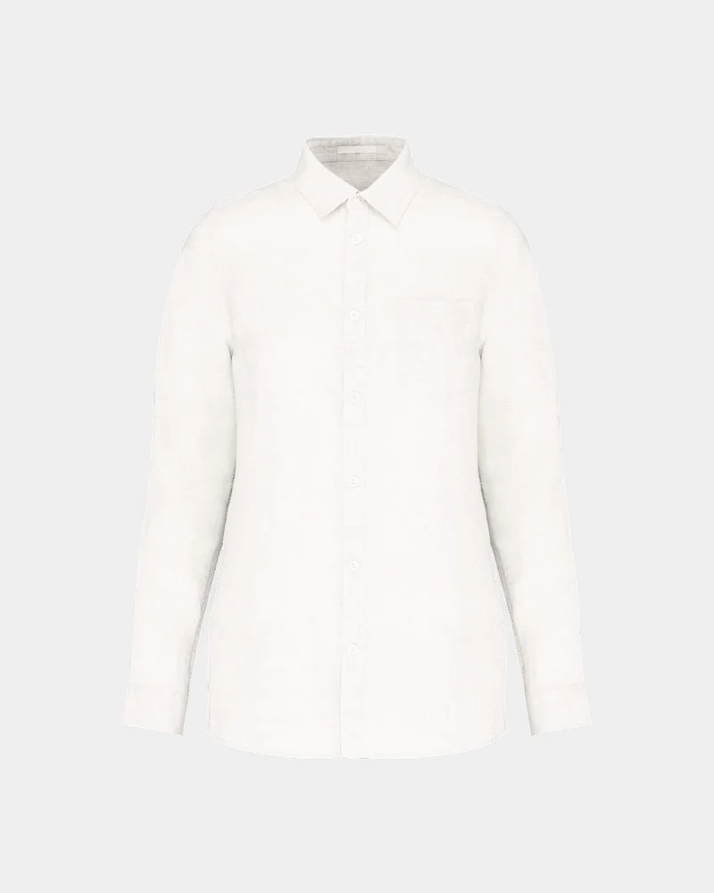 Chemise en lin femme à personnaliser