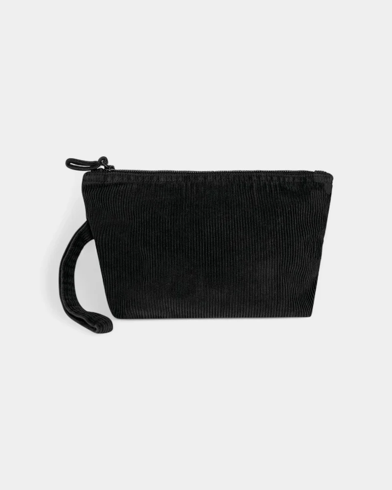Pochette délavée en velours côtelé à personnaliser
