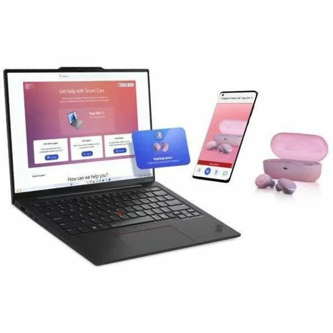 Lenovo ThinkPad X1 Carbon Gen 13 Aura Edition 21NS005UCA Ultrabook PC 14" avec écran tactile Copilot+ - WUXGA - 60 Hz - Intel Core Ultra 7 268V - Plateforme Intel Evo - 32 Go - SSD 512 Go - Clavier français canadien - Peinture noire 21NS005UCA