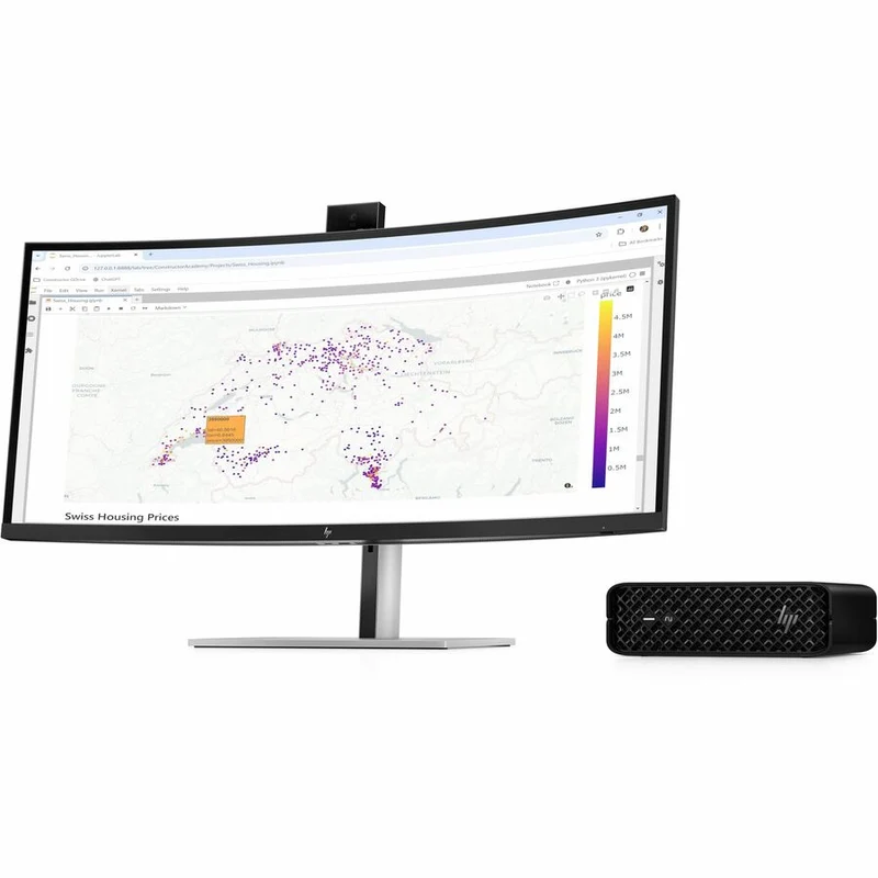 Station de travail HP Z2 Mini G1i - Intel Core Ultra 9 285K - 32 Go - SSD 1 To - Mini PC - Noir BM6N6UT#ABC