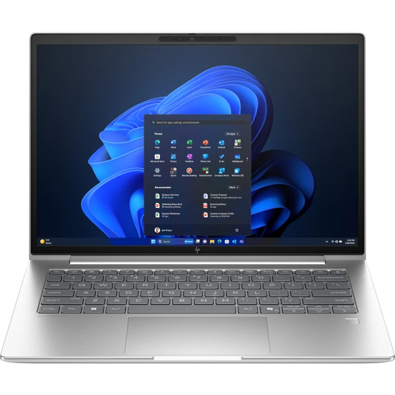 Ordinateur portable HP EliteBook 6 G1a 14" Copilot+ avec écran tactile - WUXGA - AMD Ryzen AI 5 340 - 32 Go - SSD 512 Go - Clavier anglais et français - Aluminium Pike Silver BS7P3UT#ABL