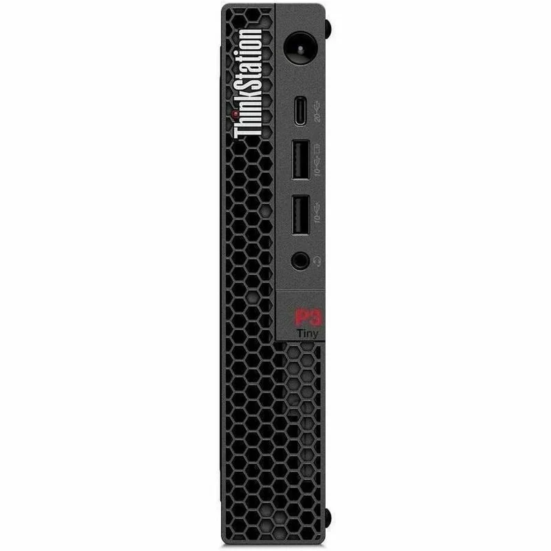 Station de travail Lenovo ThinkStation P3 Gen 2 30K50021CA - 1 x Intel Core Ultra 5 235 - Technologie vPro - 16 Go - SSD 512 Go - Tiny - Noir 30K50021CA