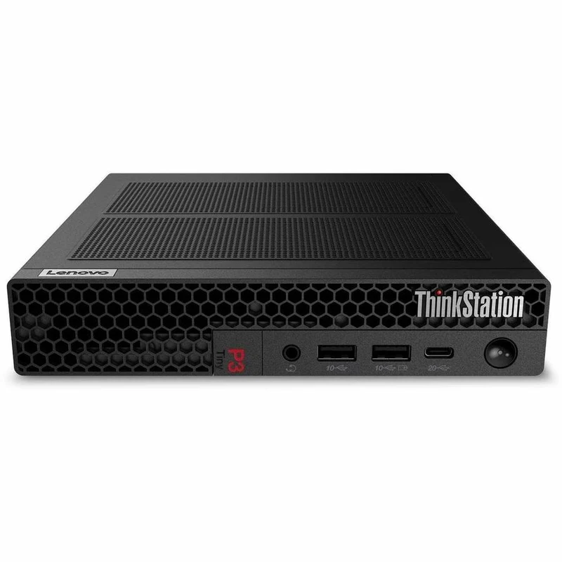 Station de travail Lenovo ThinkStation P3 Gen 2 30K5004PUS - 1 x Intel Core Ultra 7 2nd Gen 265 - Technologie vPro - 16 Go - SSD 512 Go - Tiny - Noir 30K5004PUS