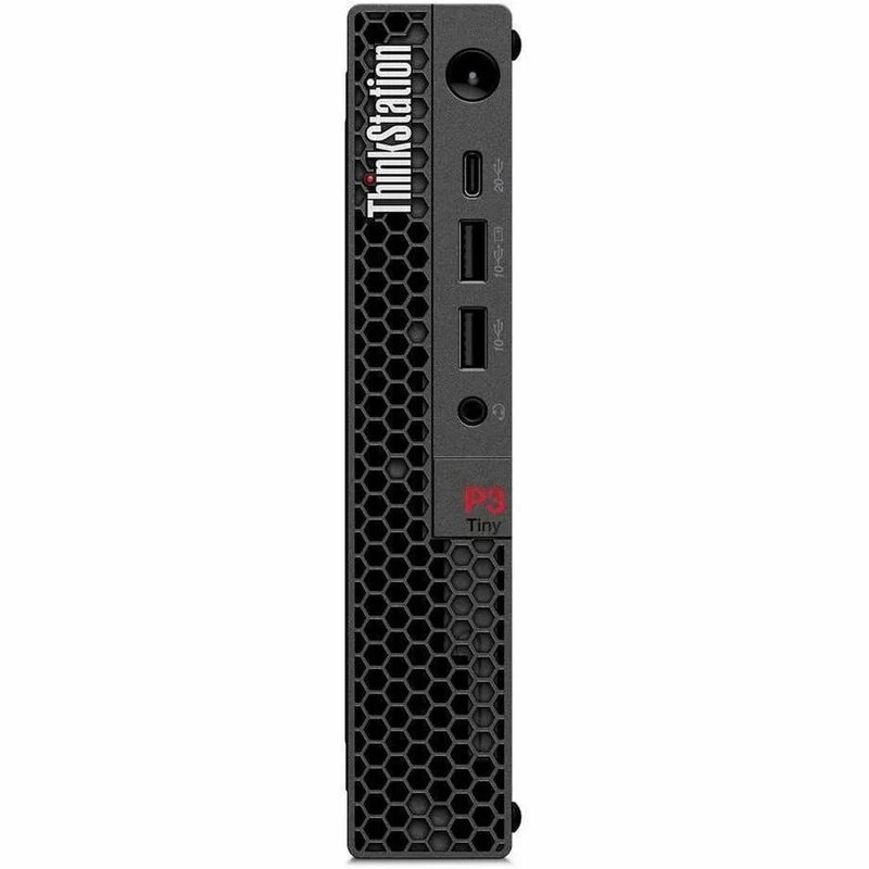 Station de travail Lenovo ThinkStation P3 Gen 2 30K5004PUS - 1 x Intel Core Ultra 7 2nd Gen 265 - Technologie vPro - 16 Go - SSD 512 Go - Tiny - Noir 30K5004PUS