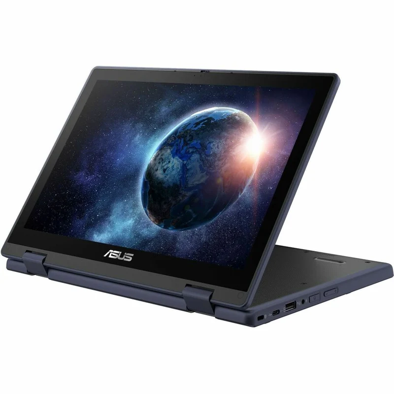 Asus BR1204F BR1204FTA-EN116256T-CB Ordinateur portable 2 en 1 robuste et convertible avec écran tactile 12.2 pouces (WUXGA), processeur Intel N150 série N, 16 Go, SSD 256 Go, gris minéral BR1204FTA-EN116256T-CB