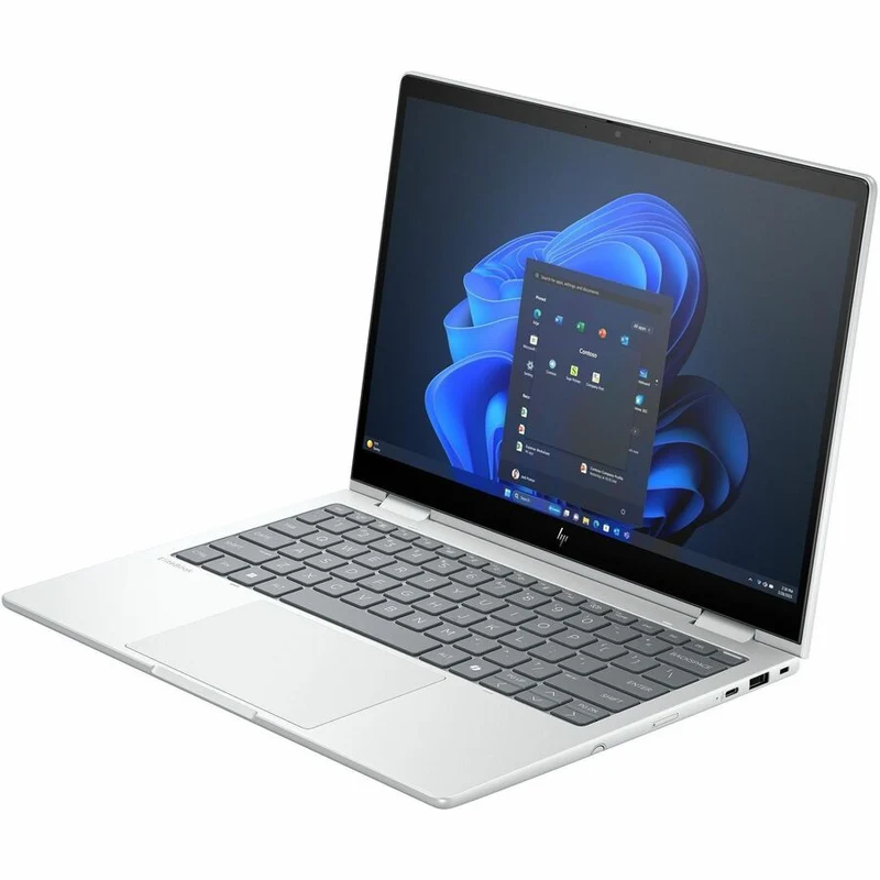 Ordinateur portable convertible 2 en 1 HP EliteBook 8 Flip G1i 13.3" à écran tactile - WUXGA - 60 Hz - Processeur Intel Core Ultra 7 265U - Technologie vPro - 16 Go - SSD 512 Go - Clavier anglais et français - Argent glacier BM5M6UT#ABL