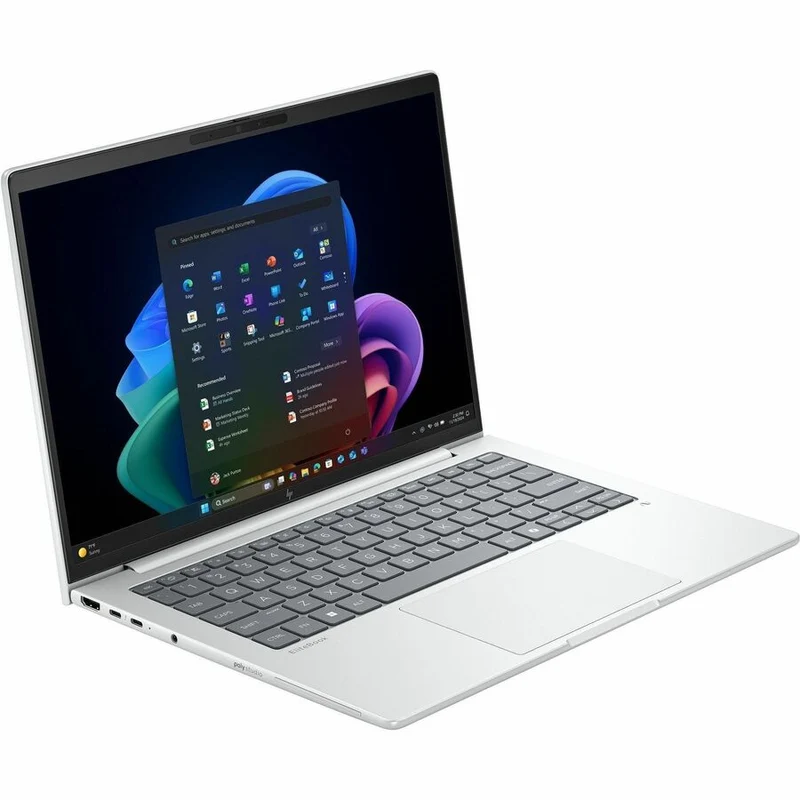 Ordinateur portable HP EliteBook 8 G1i 14" à écran tactile - WUXGA - 60 Hz - Processeur Intel Core Ultra 7 268V - Technologie vPro - 32 Go - SSD 1 To - Clavier anglais et français - Aluminium argent glacier BG6L5UT#ABL