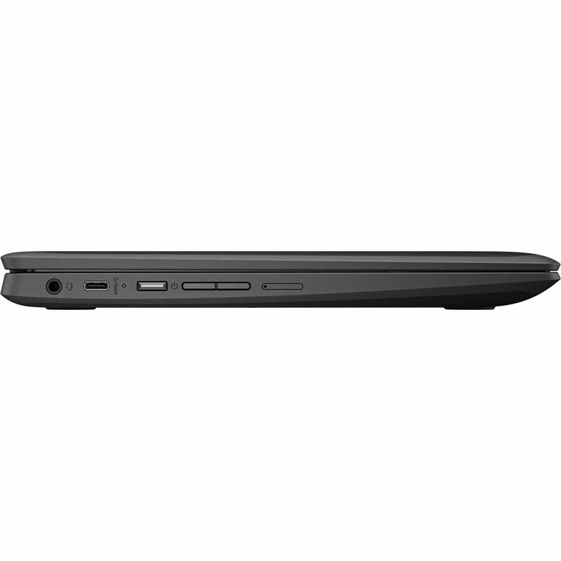 Chromebook convertible 2 en 1 robuste HP Fortis Flip G1i 11" avec écran tactile - HD - Intel N150 série N - 4 Go - 32 Go de mémoire flash - Clavier anglais et français - Noir de jais - Smart Buy B69PKUT#ABL