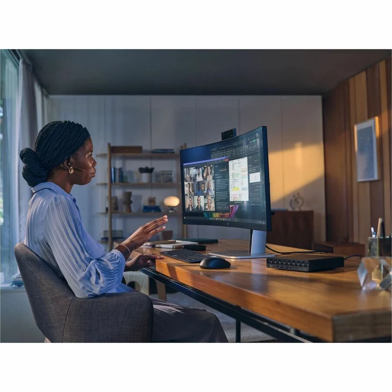 Ordinateur de bureau HP EliteDesk 8 G1a - AMD Ryzen AI 5 PRO 340 - 16 Go - SSD 256 Go - Mini PC - Jack Black C3XF9UT#ABA