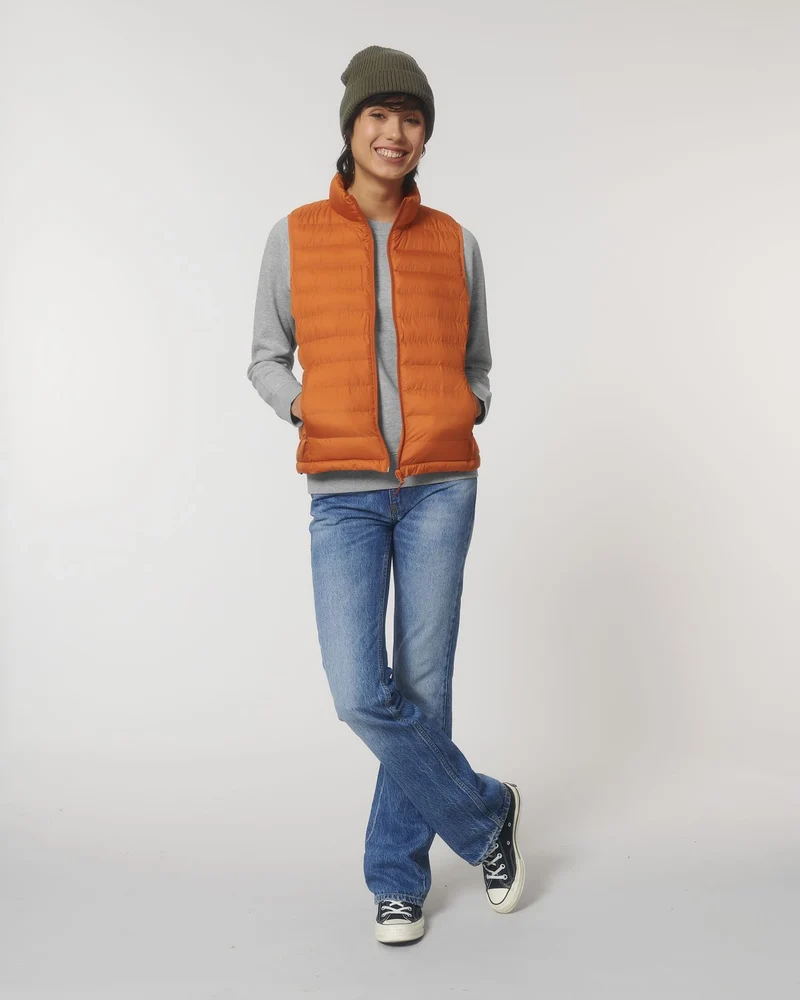 Bodywarmer femme 100% polyester recyclé Stanley/Stella à personnaliser