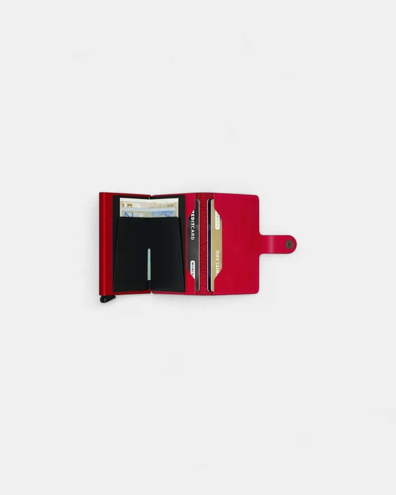 Porte cartes Miniwallet en cuir à personnaliser