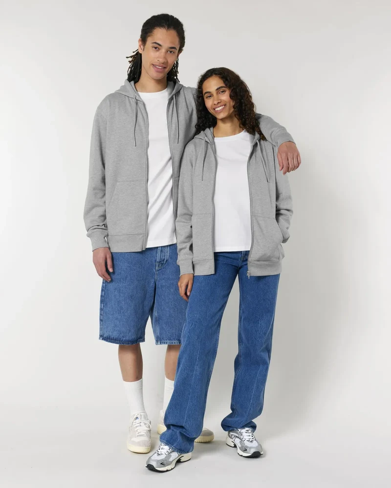 Sweat zippé unisexe coton bio Stanley/Stella Cultivator à personnaliser