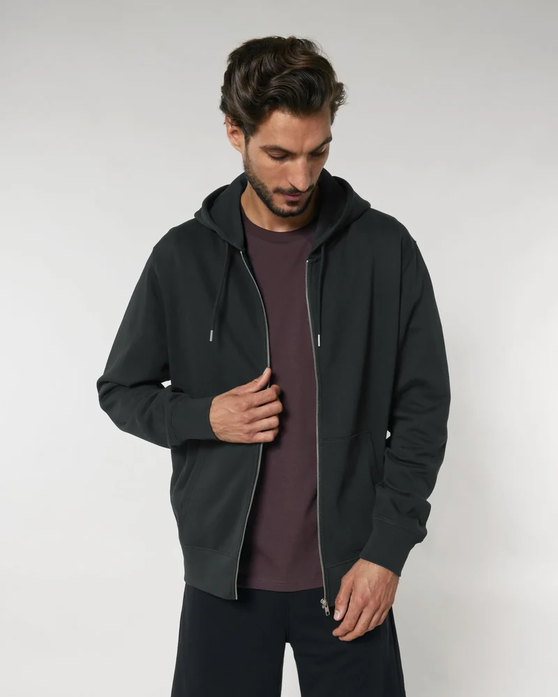 Sweat zippé unisexe coton bio Stanley/Stella Cultivator à personnaliser