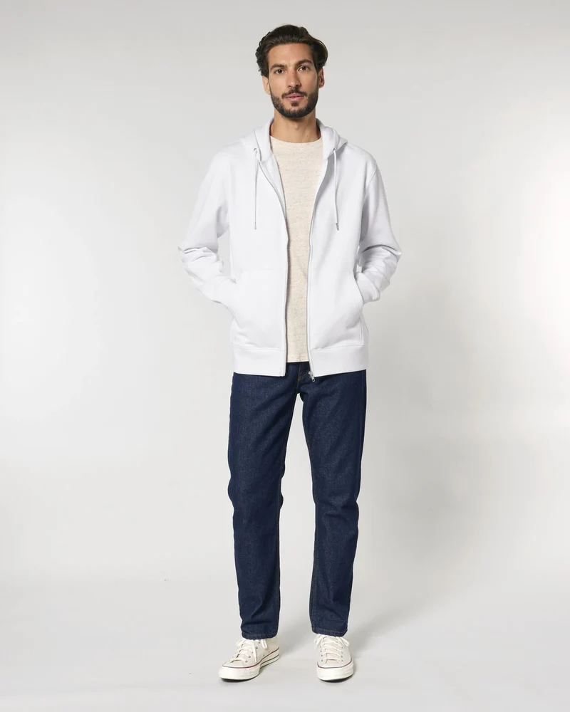 Sweat zippé unisexe coton bio Stanley/Stella Cultivator à personnaliser