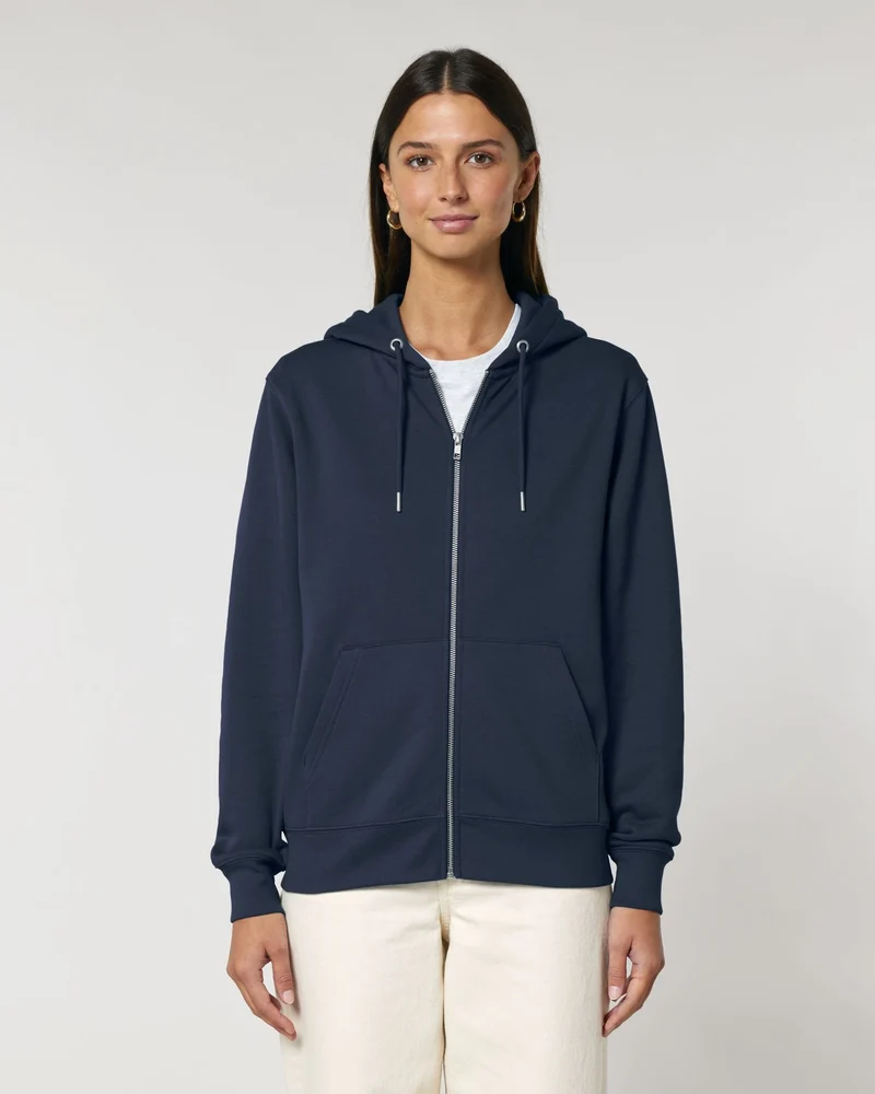 Sweat zippé unisexe coton bio Stanley/Stella Cultivator à personnaliser